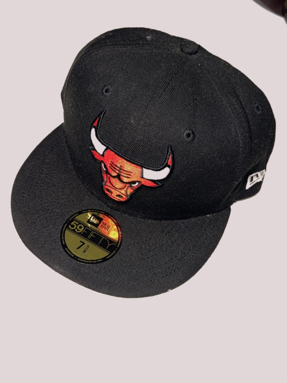 Chicago Bulls Black 59FIFTY Fitted Hat